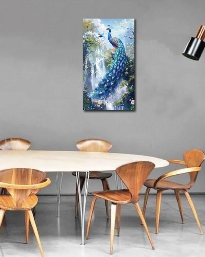 Majestic Harmony – Enchanting Peacock Wall Art
