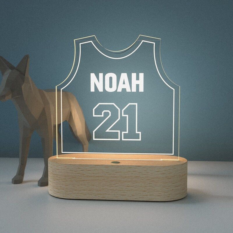 personalized basketball jersey LED Stand