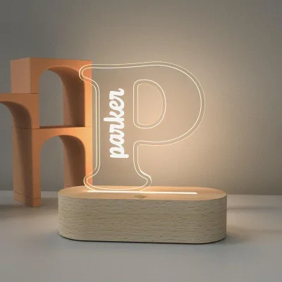 P shaped minimal LED stand