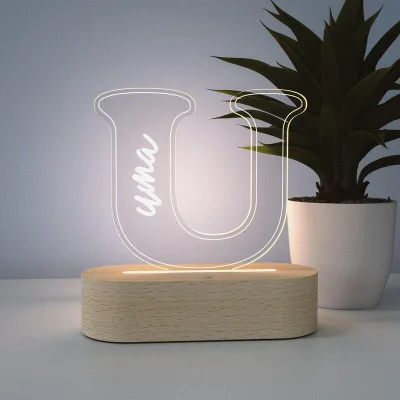 U Shaped Minimal LED Stand