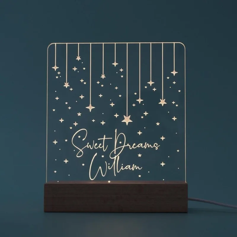 Sweet Dreams Personalized LED Stand