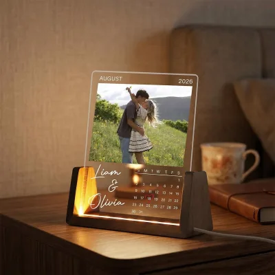 U Shaped Calendar LED Gift