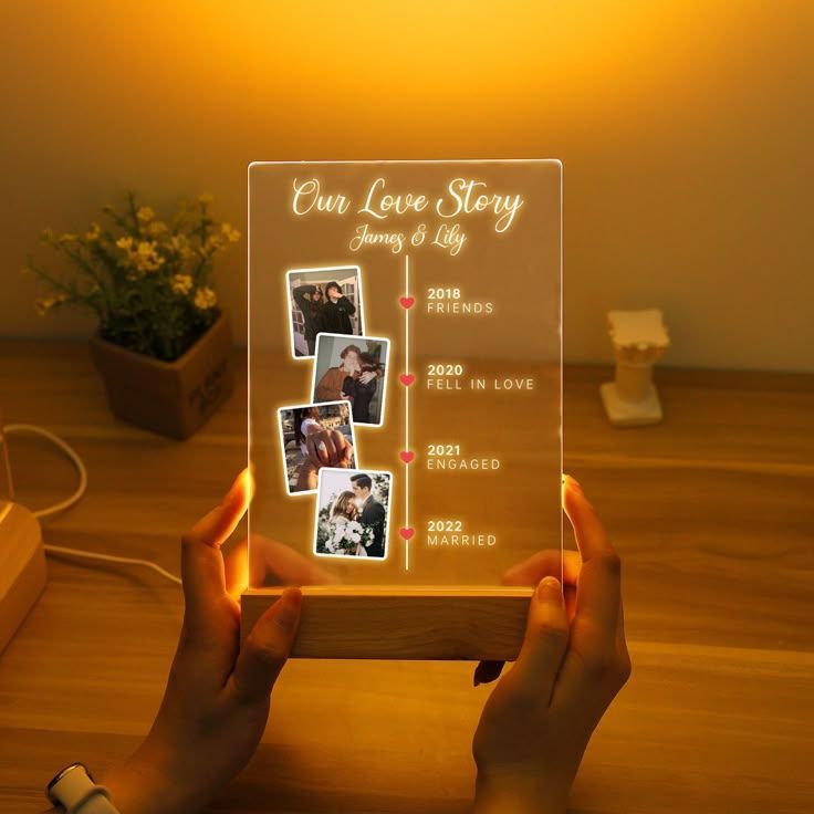 Anniversary Led Table Stand