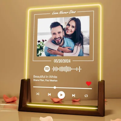 Customized Couples Spotify LED Gift