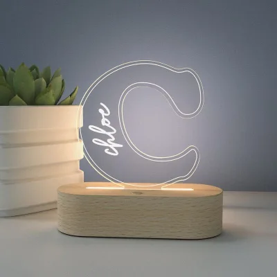 C Shaped Minimal LED Stand