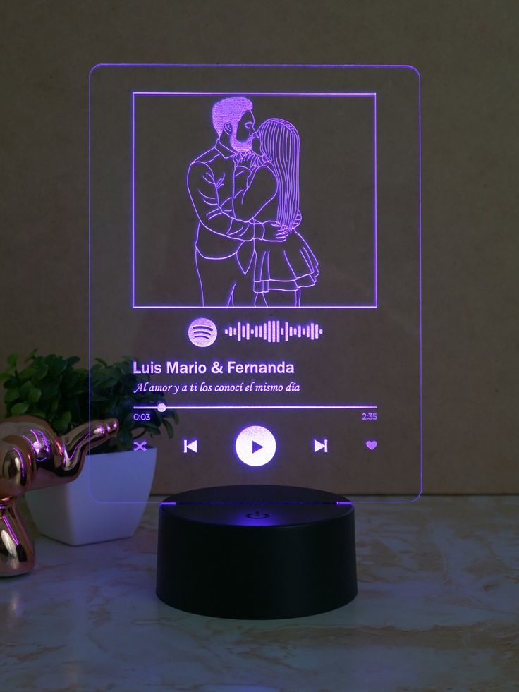 Personalized Spotify LED Gift