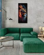 King of Serenity – Majestic Lion Wall Art