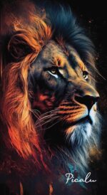 King of Serenity – Majestic Lion Wall Art