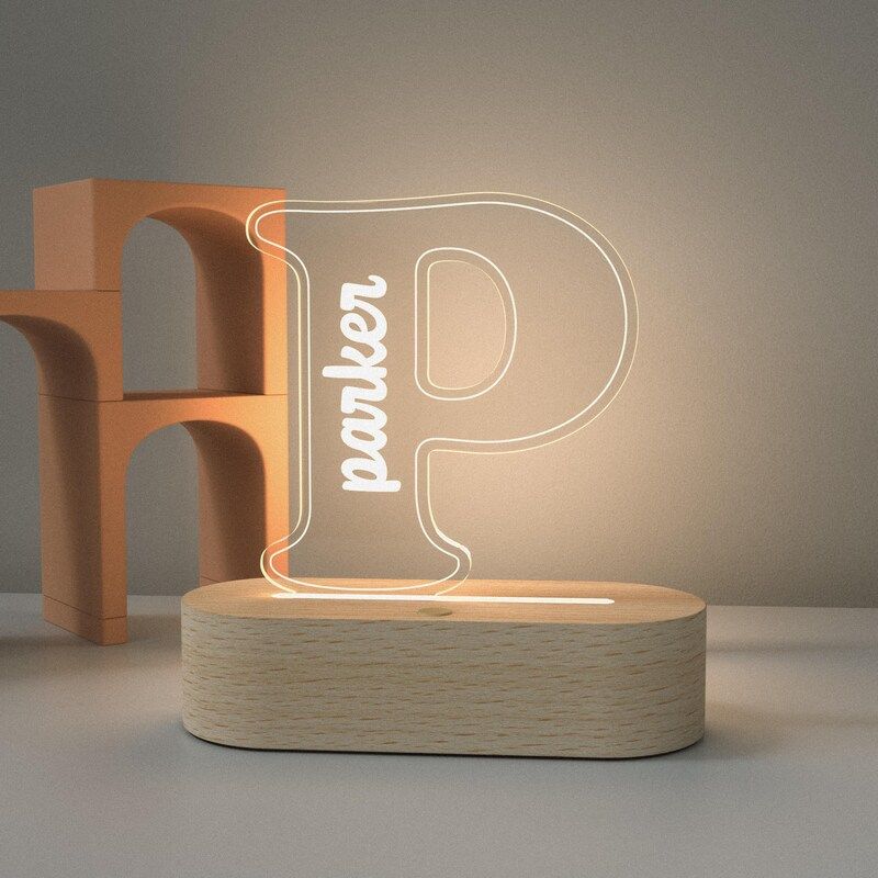 P shaped minimal LED stand