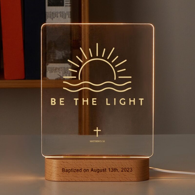 Be the Light inspirational LED Stand