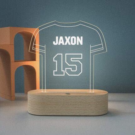 Personalized Football Shirt LED Stand