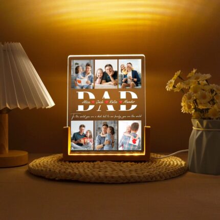 U Shaped Dad LED Stand