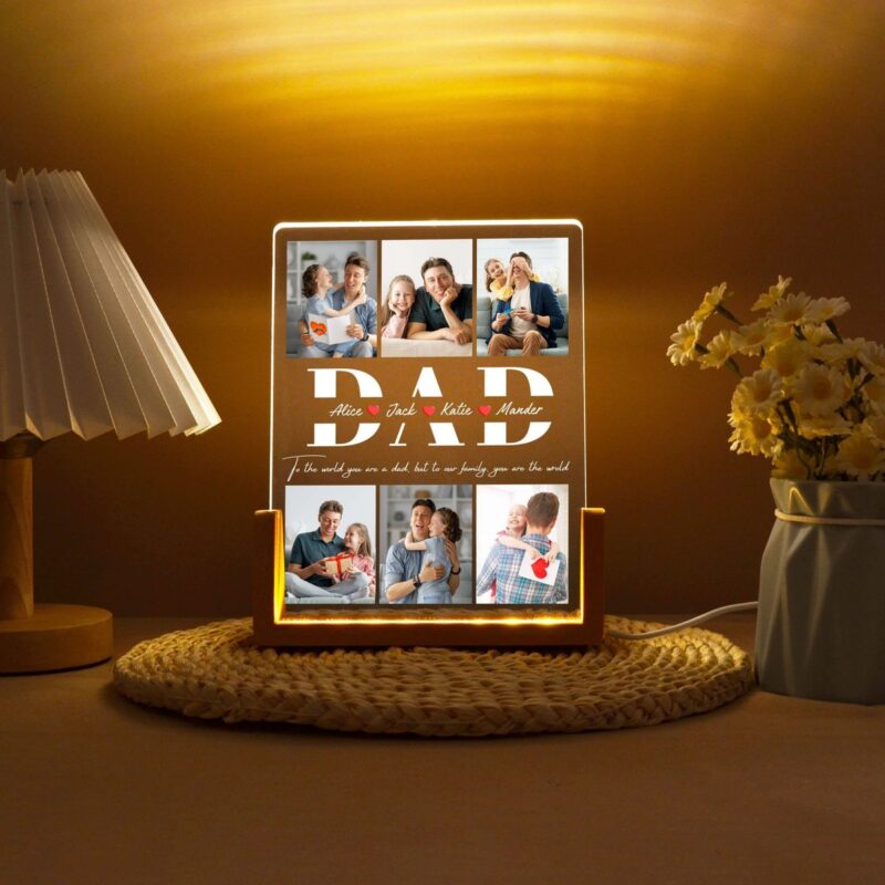 U Shaped Dad LED Stand