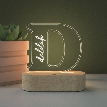 D shaped minimal LED stand