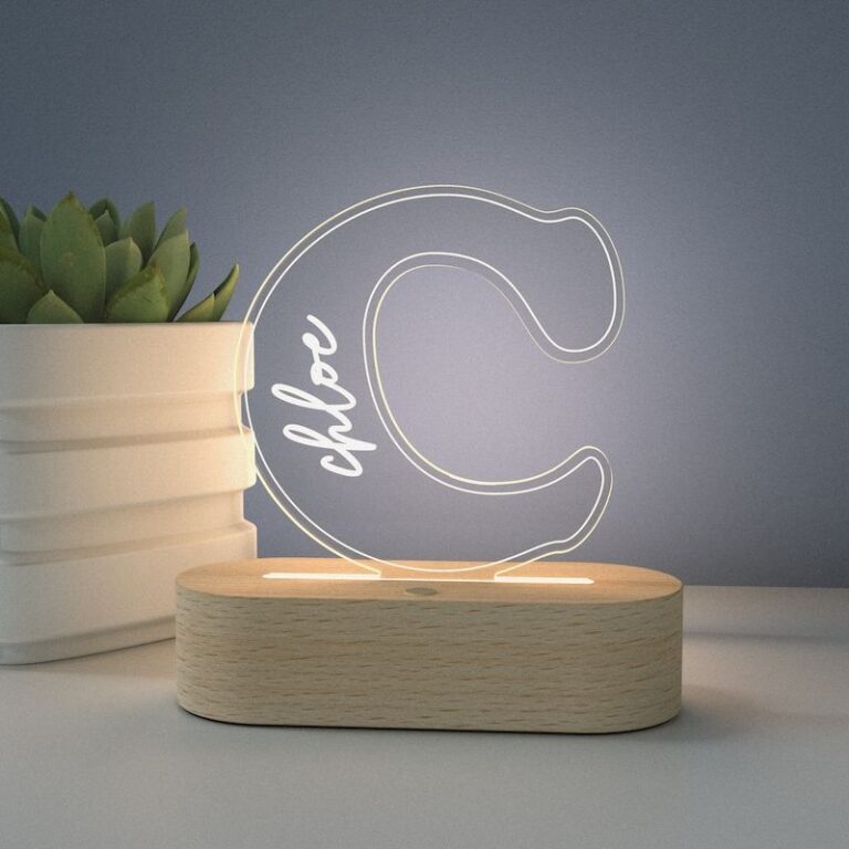 C Shaped Minimal LED Stand