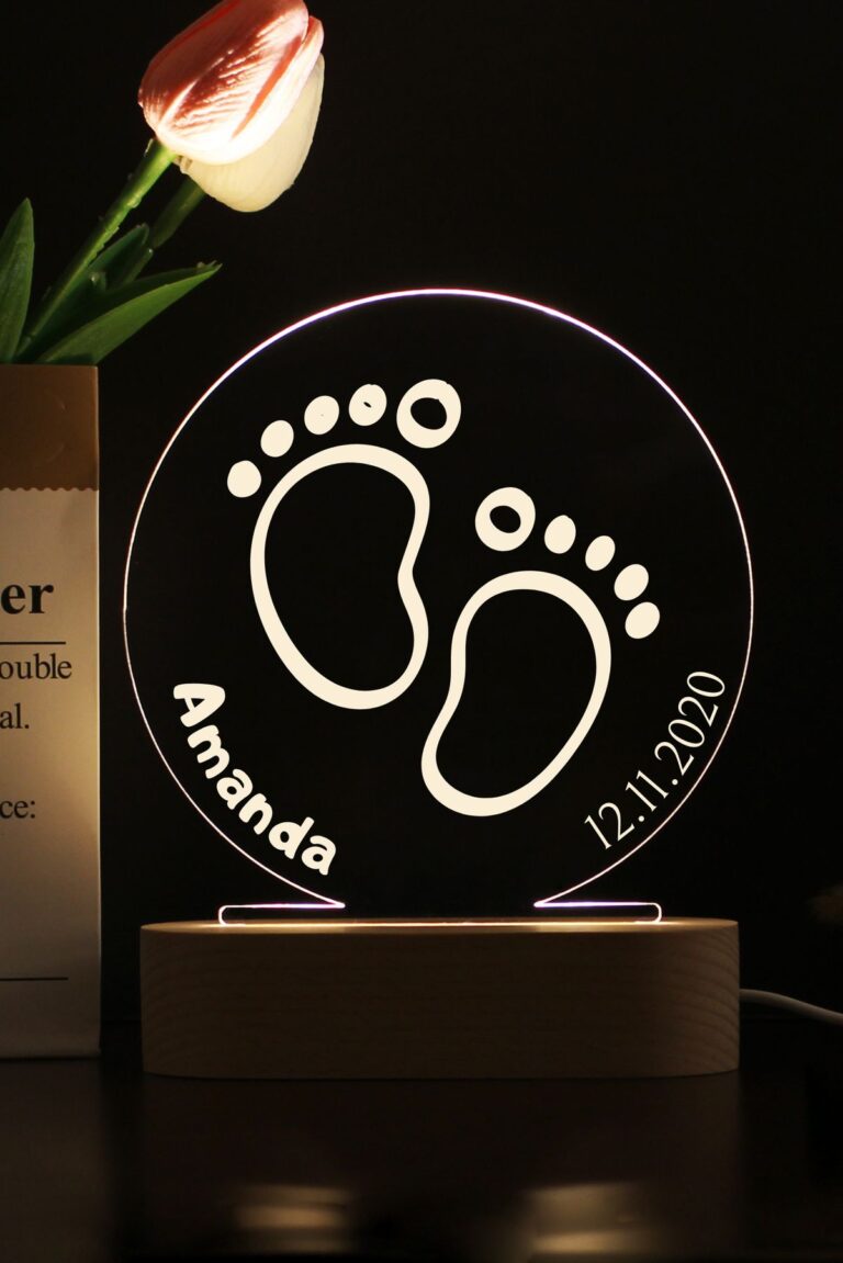 Customized Baby Steps LED Stand